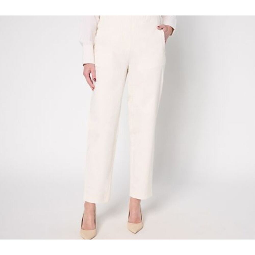 Beautiful Size Petite S Soft Sand Pull On Ankle Pant A680690 NWOT